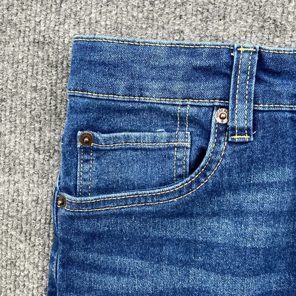 Lucky Brand Denim Shorts Boys 12 Blue Classic Straight‎ Stretch Casual Summer